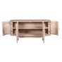 Clovelly Cane & Mango Wood 4 Doors Sideboard