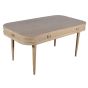 Clovelly Cane & Mango Wood Dining Table 6 Seater