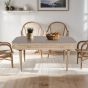Clovelly Cane & Mango Wood Dining Table 6 Seater