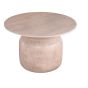 Clovelly Cane & Mango Wood Round Coffee Table by Karvello Designs | Style Our Home