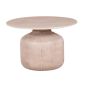 Clovelly Cane & Mango Wood Round Coffee Table