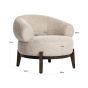 Montana Chunky Natural Lounge Chair