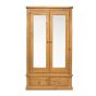 Arbor Double Wardrobe with Mirror and Drawers by Heritance Furniture | Style Our Home