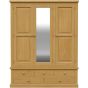 Arbor Triple Wardrobe with Mirror by Heritance Furniture | Style Our Home