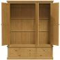 Arbor Triple Wardrobe with Mirror