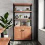 Tall Bookcase With Doors by Hertiance Furniture | Style Our Home