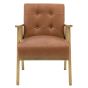 Blackhall Armchair Antique Brown Leather by Gallery Living | Style Our Home