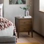 Camvaro 2 Drawer Bedside Walnut