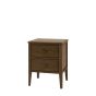 Camvaro 2 Drawer Bedside Walnut