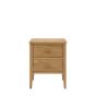 Camden 2 Drawer Bedside Natural by Gallery Living | Style Our Home