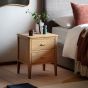 Camvaro 2 Drawer Bedside Natural
