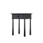Wycombe Black 1 Drawer Bedside Table  - Style Our Home 