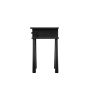 Wycombe Black 1 Drawer Bedside Table  - Style Our Home 