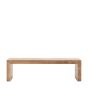 Calrion Dining Bench Natural by Gallery Living | Style Our Home