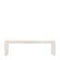 Calrion Dining Bench Whitewash by Gallery Living | Style Our Home