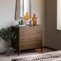 Camvaro 3 Drawer Chest Walnut