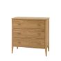 Camvaro 3 Drawer Chest Natural