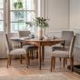Dashwood Dove Velvet Chair ( A Pair ) by Hudson Living | Style Our Home