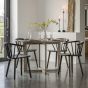 Mella Round Dining Table Smoked By Gallery Living | Style Our Home