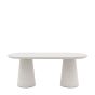 Pedra Oval Dining Table Linen by Gallery Living | Style Our Home
