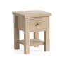 Modern Country Oak White Wash Lamp Table with Shelf by Condell/Global Home Group | Style Our Home