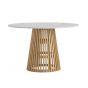 Soho Natural Marble Top Round Dining Table by Condell/Global Home Group | Style Our Home