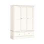 Burgundy Coconut Milk Triple Wardrobe by Condell/Global Home Group | Style Our Home
