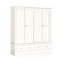 Burgundy 4 Doors Coconut Milk Wardrobe by Condell/Global Home Group | Style Our Home