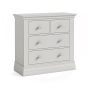 Burgundy 2 Over 2 Light Grey Chest by Condell/Global Home Group | Style Our Home