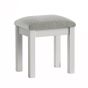 Burgundy Light Grey Stool by Condell/Global Home Group | Style Our Home