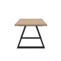 Hyde Natural / Black Dining Table (2 Packs)