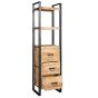 Brindlewood Industrial Slim Bookcase