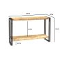 Brindlewood Industrial Console Table