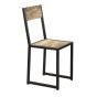 Brindlewood Industrial Metal & Wood Dining Chair