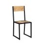Brindlewood Industrial Metal & Wood Dining Chair by Karvello Designs | Style Our Home