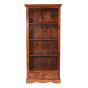 Jali Living Bookcase with 2 Drawers