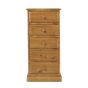 Henley Pine 5 Drawer Tall Chest