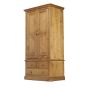 Henley PineDouble Wardrobe with Drawers by Heritance Furniture | Style Our Home