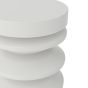 Iris White Side Table