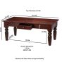Marwick Dark Mango Coffee Table
