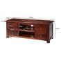 Marwick Dark Mango Tv Cabinet