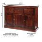 Marwick Dark Mango Large Sideboard