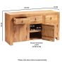 Karoo Light Mango Large Sideboard