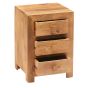 Karoo Light Mango 3 Drawer Bedside by Karvello Designs | Style Our Home