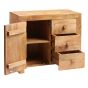 Karoo Light Mango 3 Drawer Sideboard