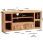 Karoo Light Mango Corner Tv Unit