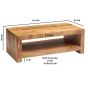 Karoo Light Mango Large Coffee Table