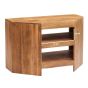 Karoo Light Mango Open Corner Tv Unit