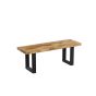 Forge 125 Cm U Leg Bench by Heritance Furniture | Style Our Home