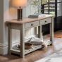 Manor Prairie 2 Drawer Console by Hudson Living | Style Our Home